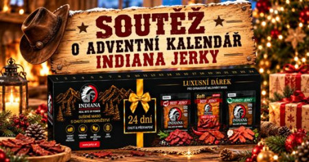 Soutěž o adventní kalendář Indiana Jerky.